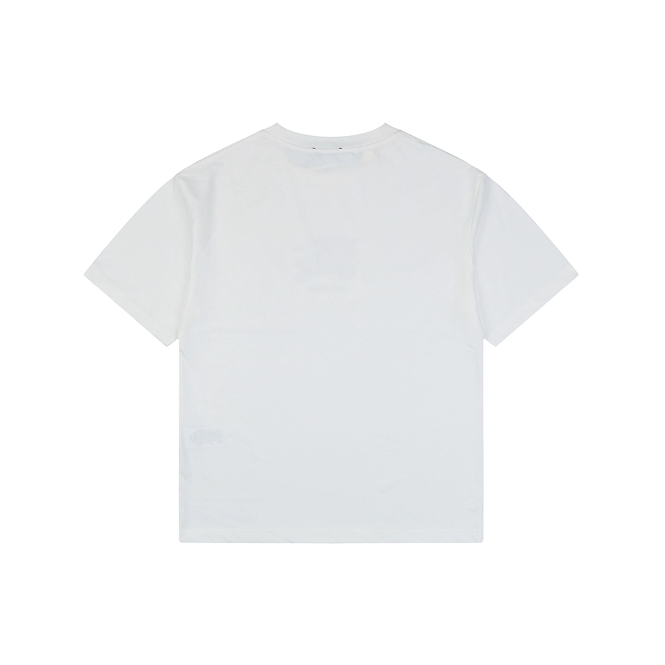 Bbry Check Equestrian Knight Embroidered Washed Cotton T Shirt
